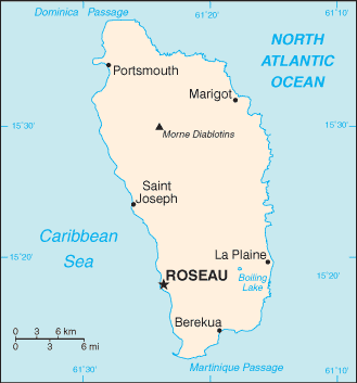 Dominica Map: Detailed Overview