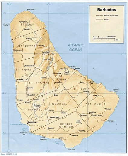 Map of Barbados: Detailed Overview